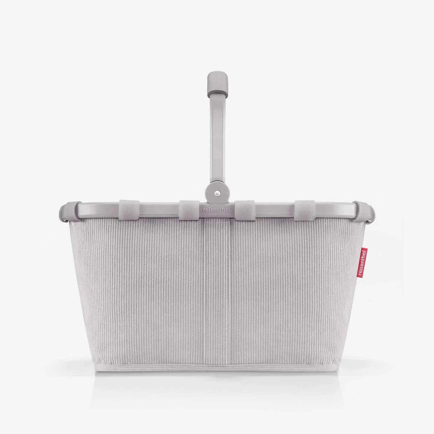 Reisenthel Einkaufskorb Carrybag aus robustem Material mit braunem Griff, ideal für Einkäufe und unterwegs.