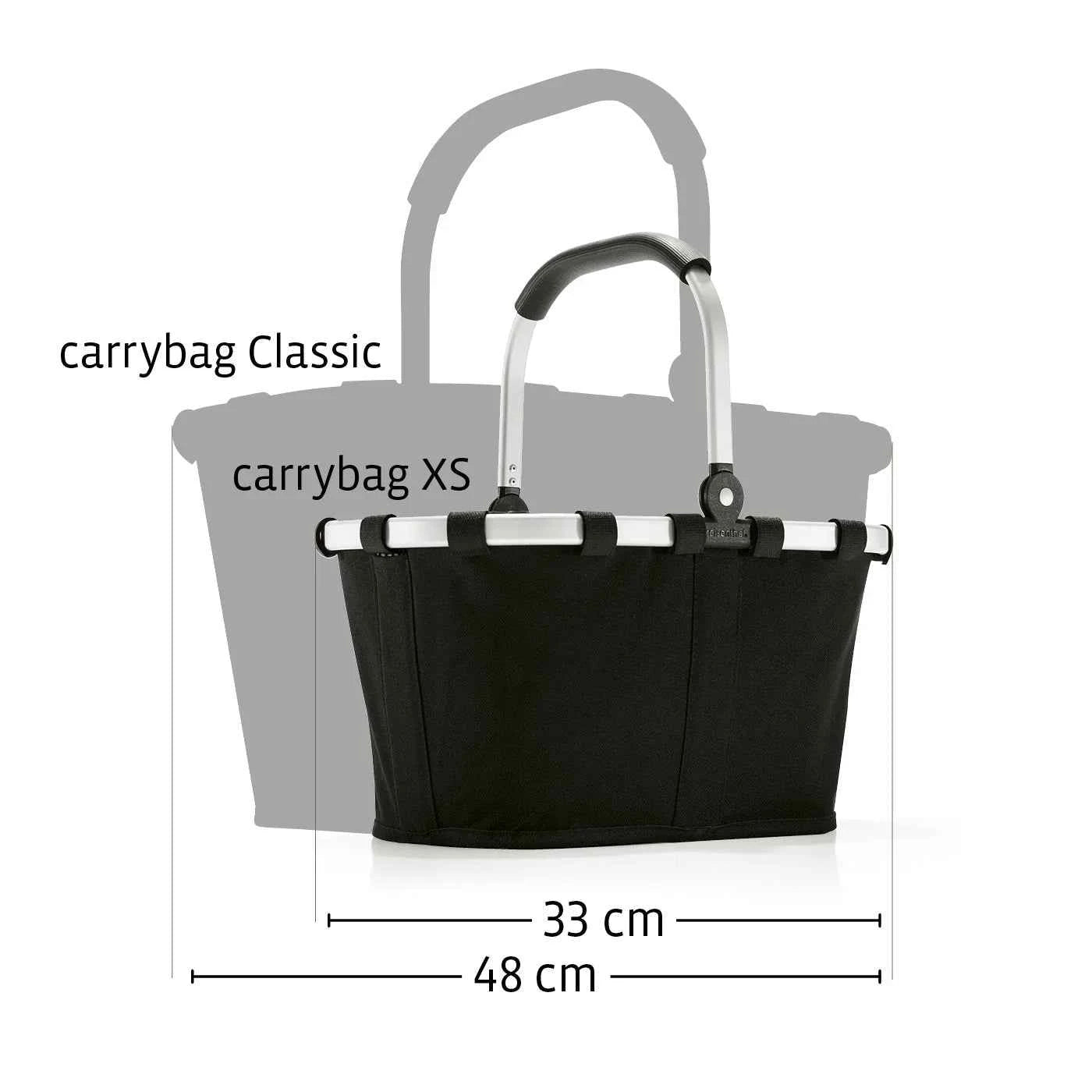 Reisenthel Einkaufskorb Carrybag aus strapazierfähigem Material, flexibel und praktisch für Einkäufe, in neutralem Design.