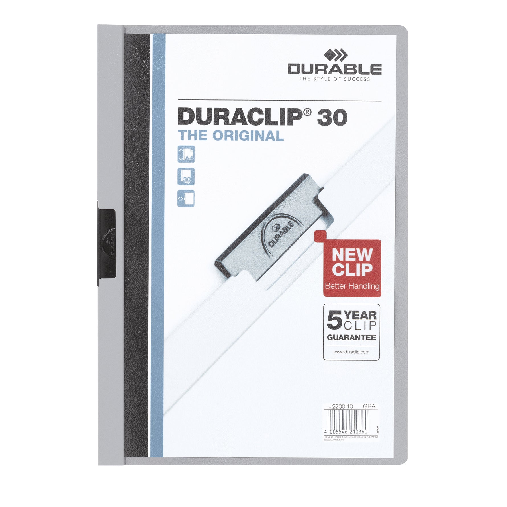 DURABLE Klemmmappe DURACLIP® 30