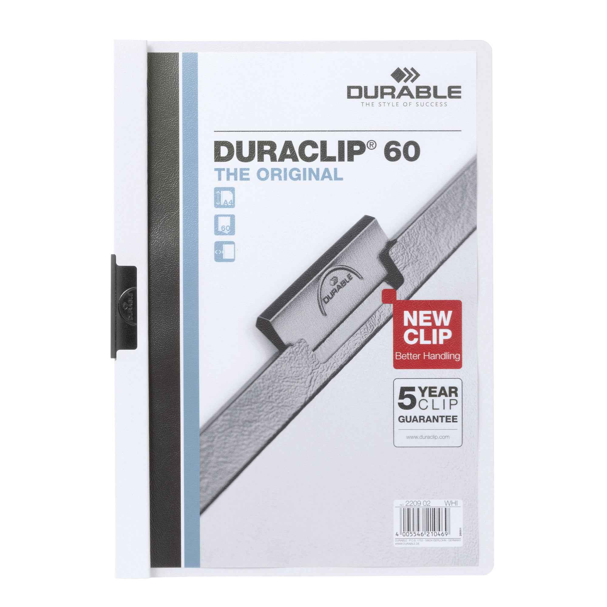 DURABLE Klemmmappe DURACLIP® 60 DIN A4