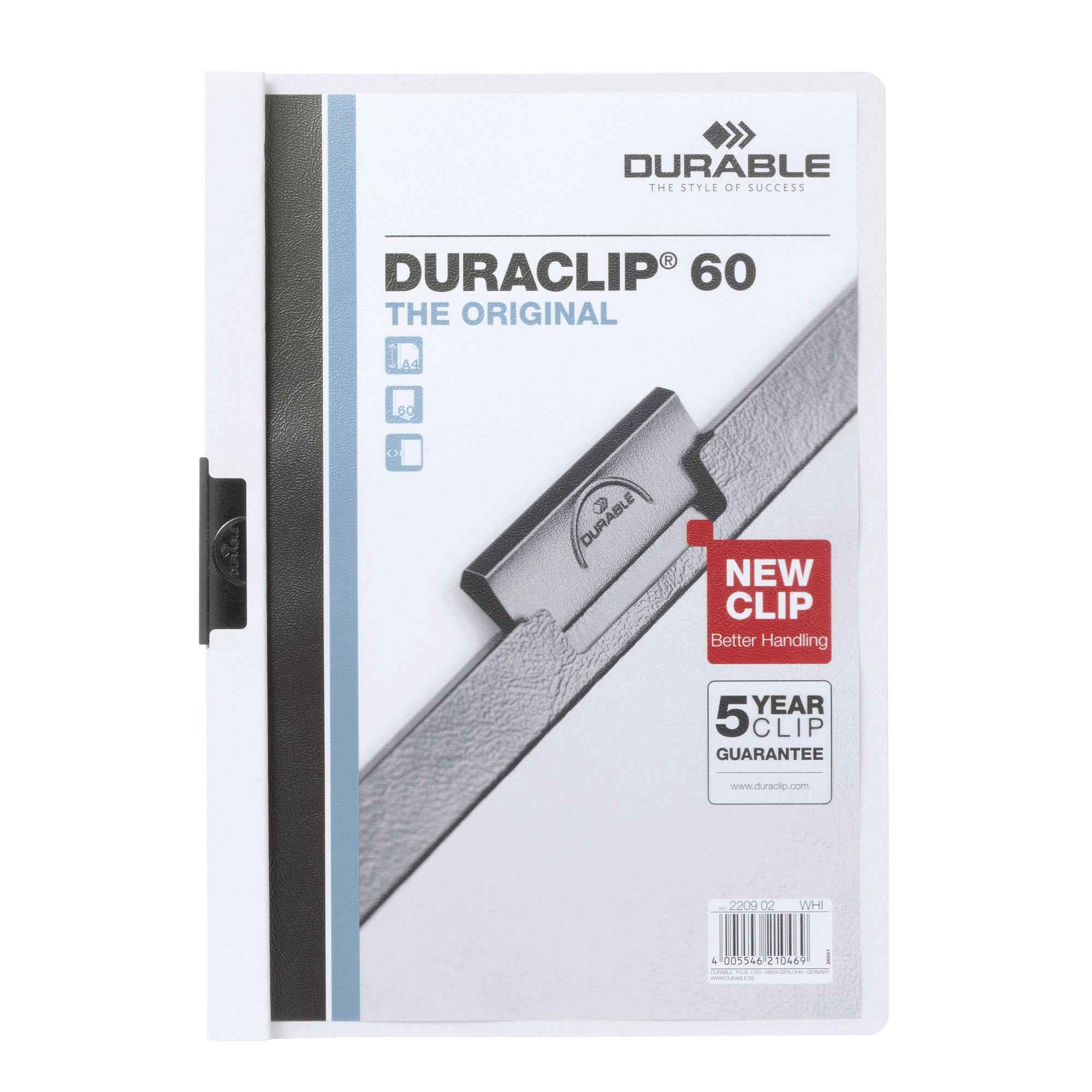 DURABLE Klemmmappe DURACLIP® 60 DIN A4