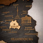 🇩🇪 Germany 3D Wooden Map