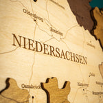🇩🇪 Germany 3D Wooden Map
