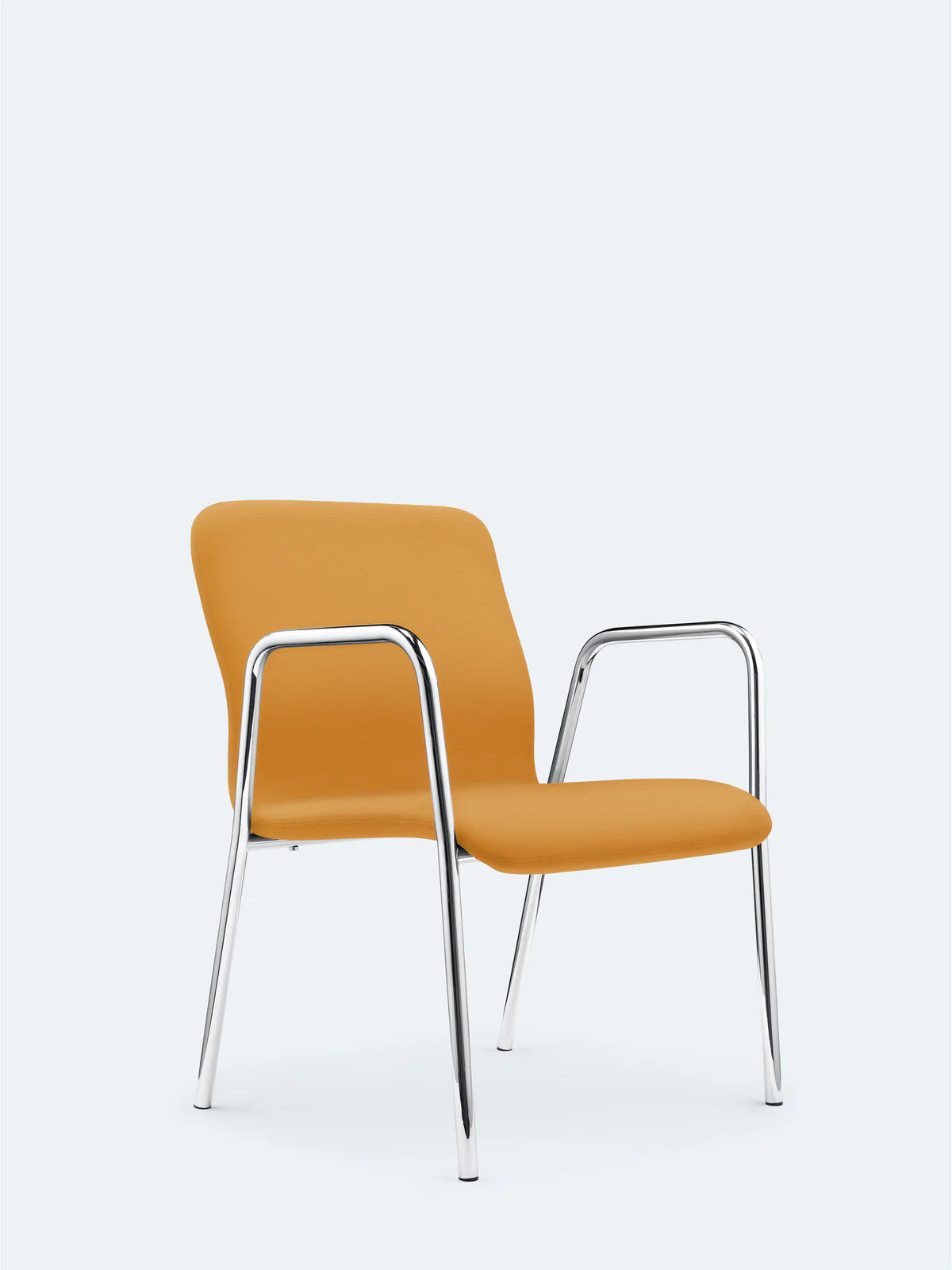Löffler Panamero Besucherstuhl bis 180 kg | Schwerlast Besucherstuhl | Stapelbar | Ergonomisch | Made in Germany