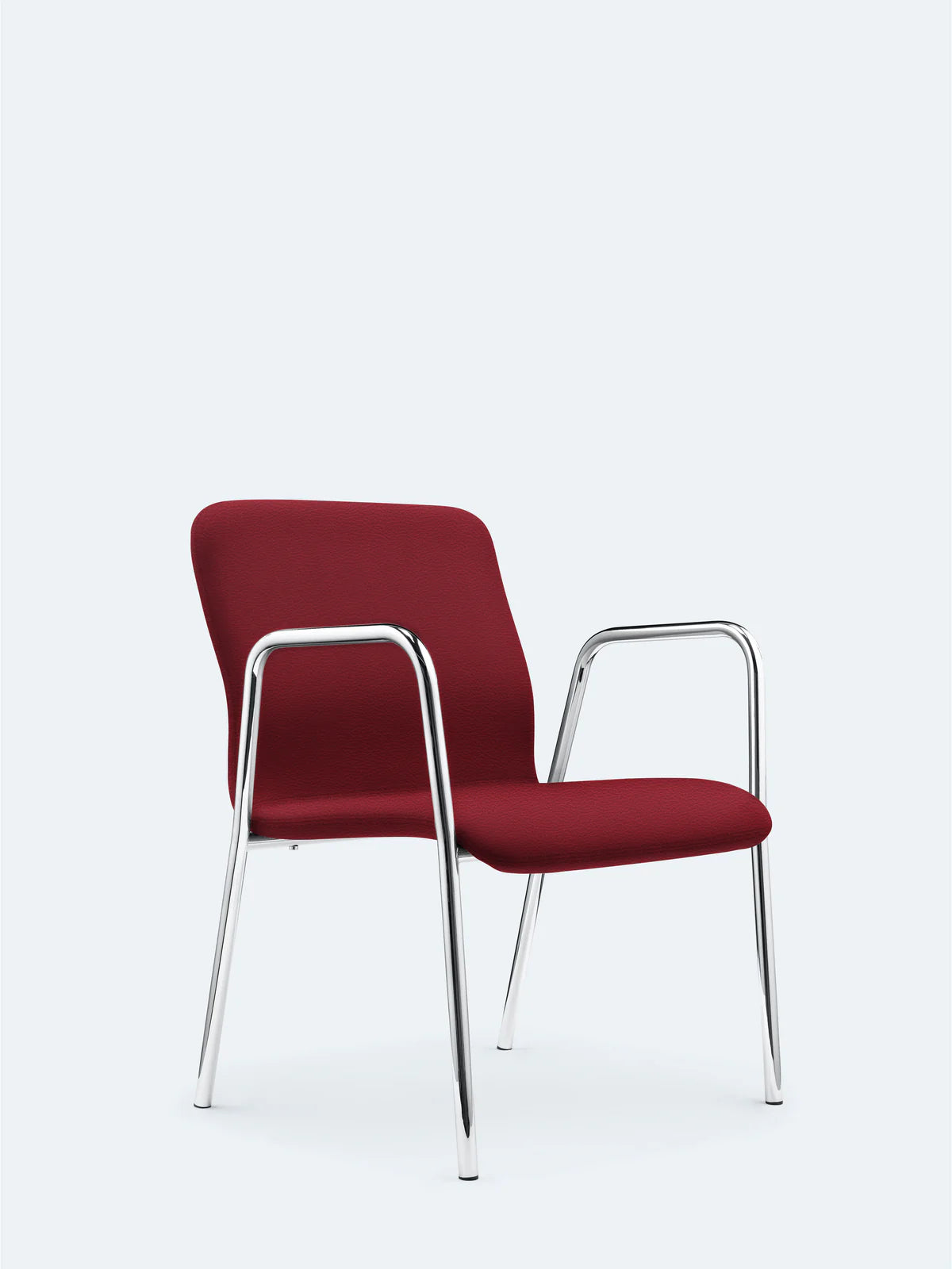 Löffler Panamero Besucherstuhl bis 180 kg | Schwerlast Besucherstuhl | Stapelbar | Ergonomisch | Made in Germany