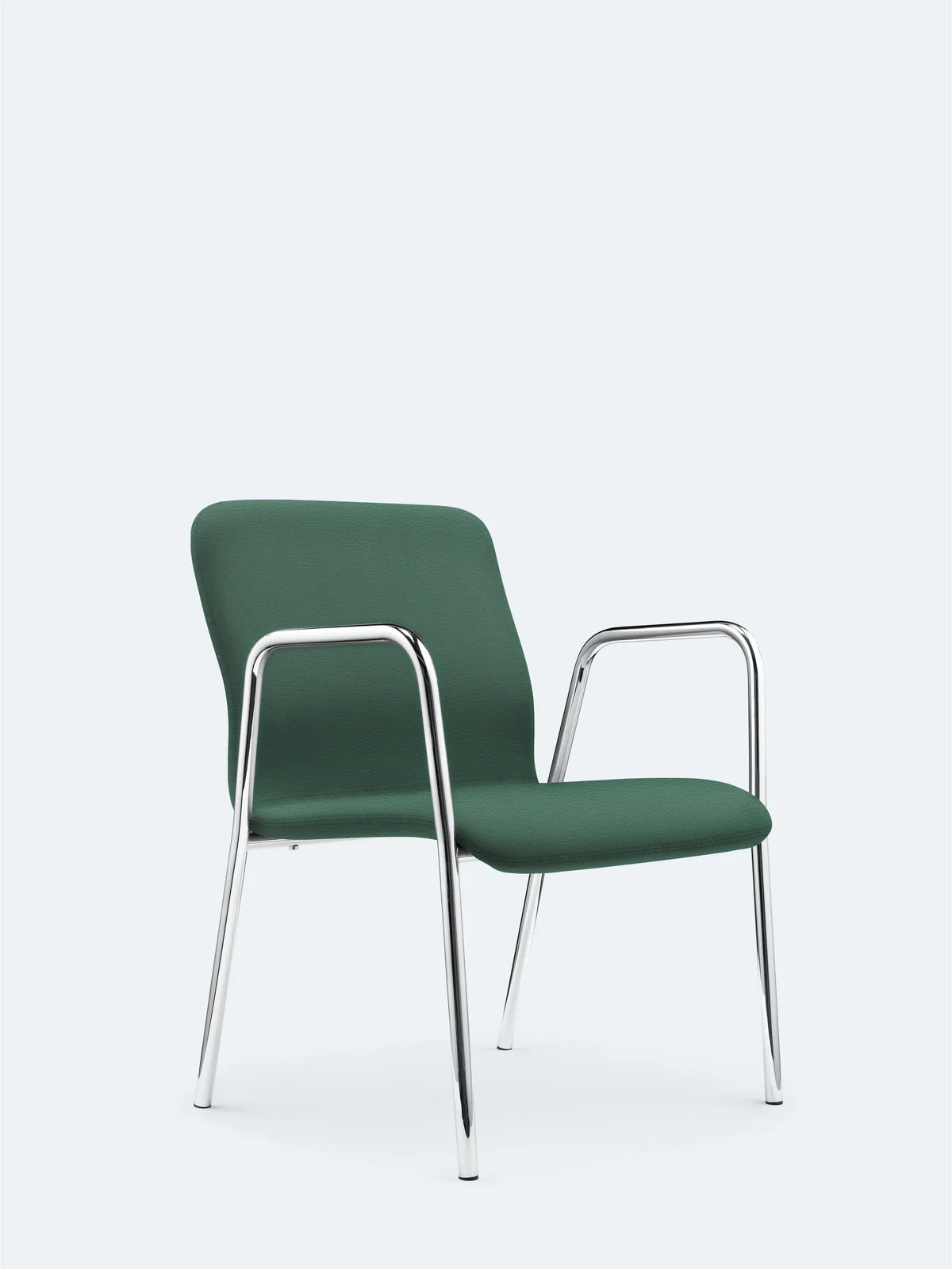 Löffler Panamero Besucherstuhl bis 180 kg | Schwerlast Besucherstuhl | Stapelbar | Ergonomisch | Made in Germany