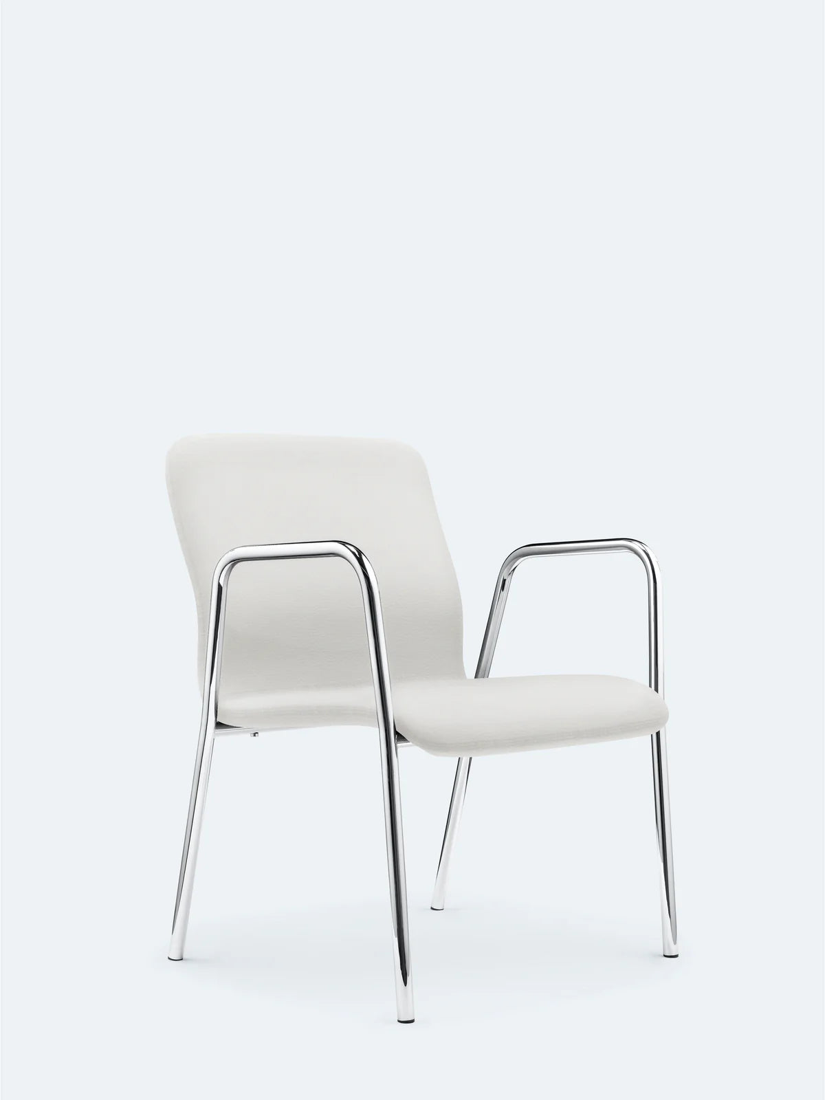 Löffler Panamero Besucherstuhl bis 180 kg | Schwerlast Besucherstuhl | Stapelbar | Ergonomisch | Made in Germany