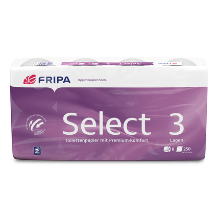 Fripa Toilettenpapier Select – Erstklassiger Komfort für Ihre Sanitärbereiche – Produktbild 2
