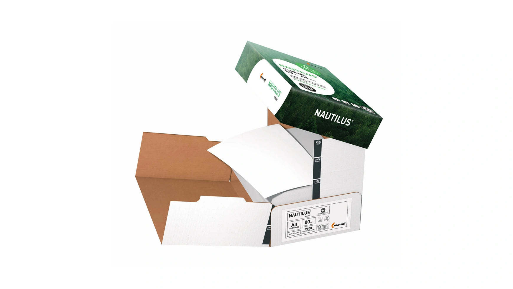 Nautilus® Multifunktionspapier Classic DIN A4 – Nachhaltigkeit in Bestform - Wiepa Bürofachpartner