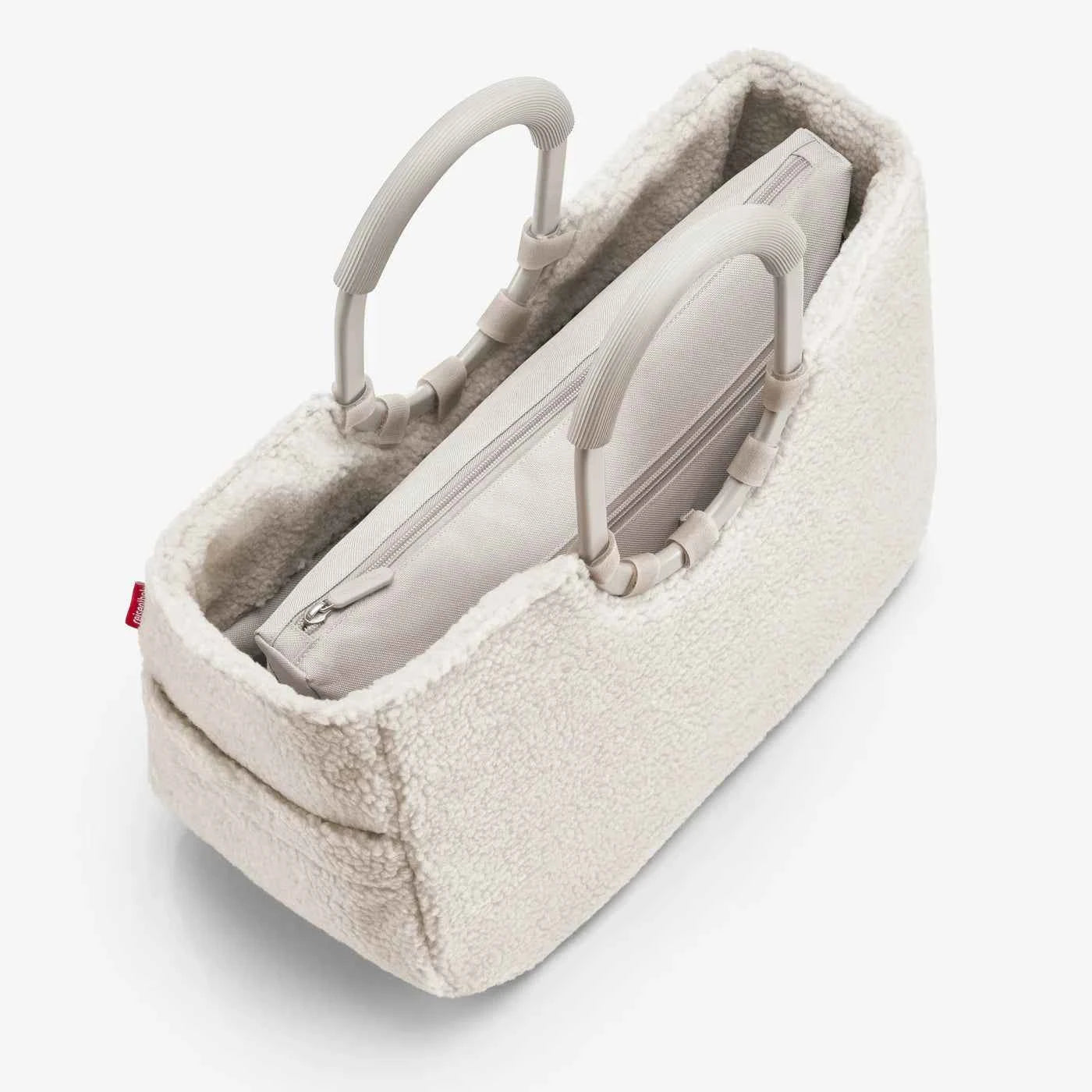 Reisenthel Loopshopper Einkaufskorb Größe M aus Kunstfaser, leicht und praktisch, mit robustem Griff für den Einkauf.