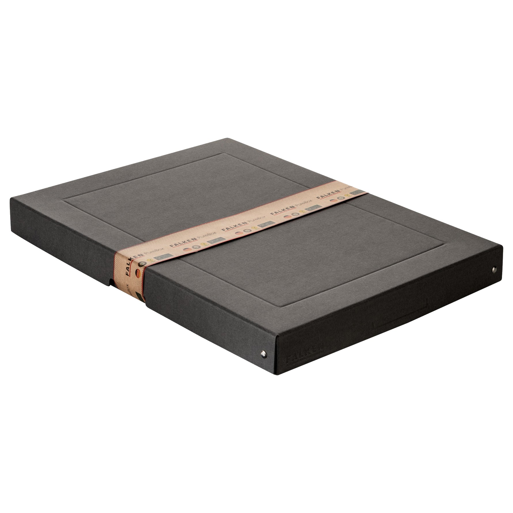 Falken Aufbewahrungsbox PureBox Black 32 x 4 x 44 cm (B x H x T)