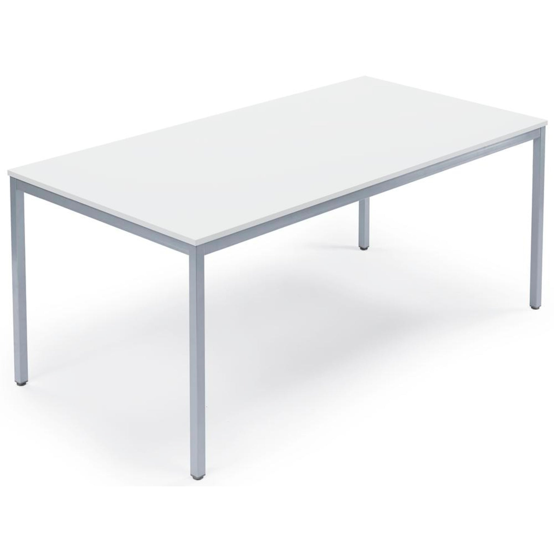 Konferenztisch BASE MODUL 1.400 x 720 x 800 mm (B x H x T) alusilber
