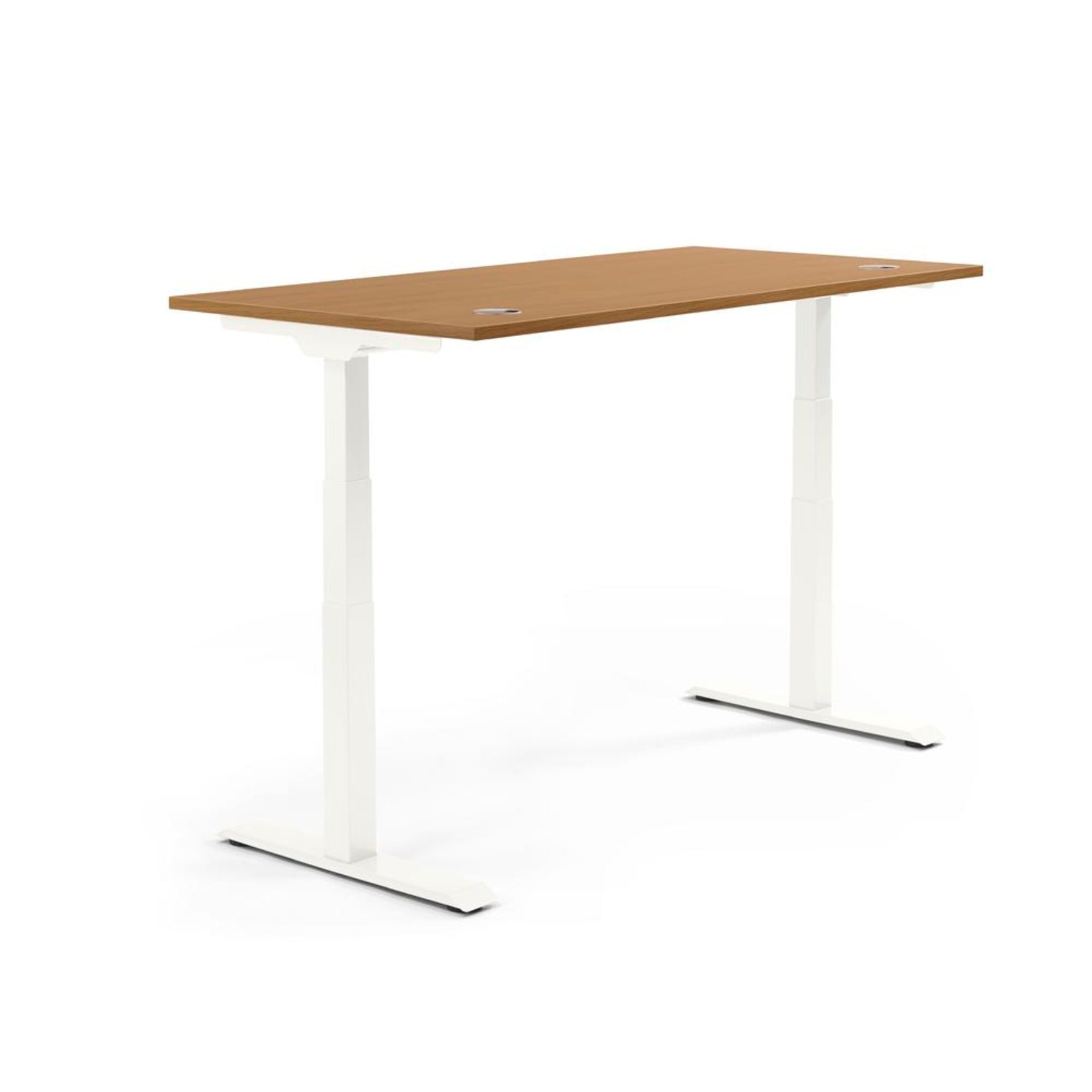 Schreibtisch FLEX MODUL 1.800 x 605-1.255 x 800 mm (B x H x T) weiß
