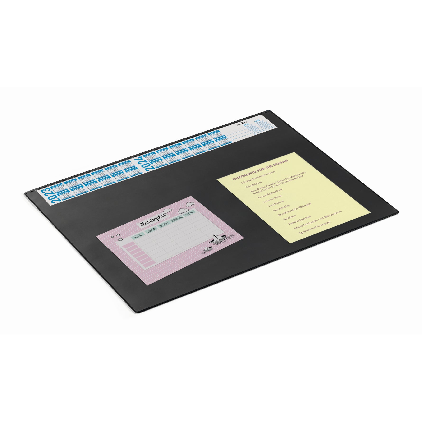 DURABLE Schreibunterlage mit 4-Jahres-Kalender – Schutz & Organisation für Profis