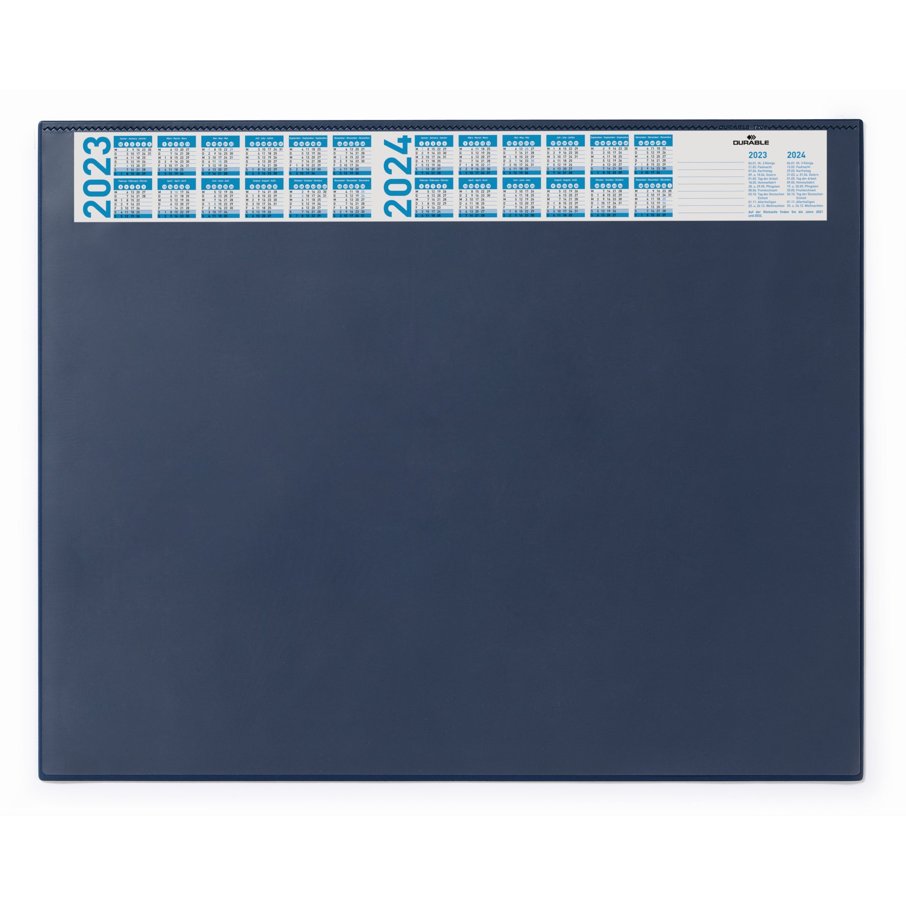DURABLE Schreibunterlage mit 4-Jahres-Kalender – Schutz & Organisation für Profis