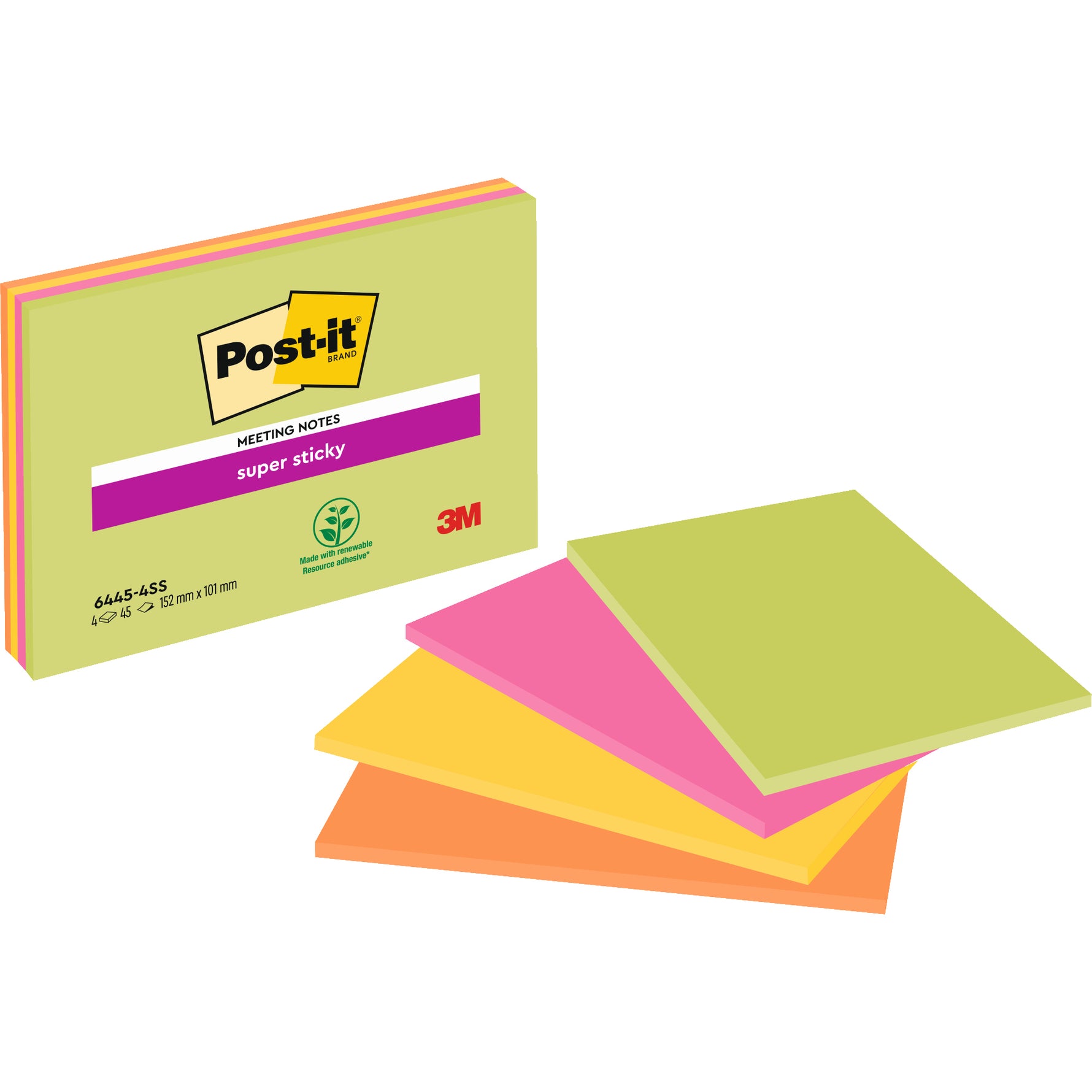 Post-it® Haftnotiz Super Sticky Meeting Notes
