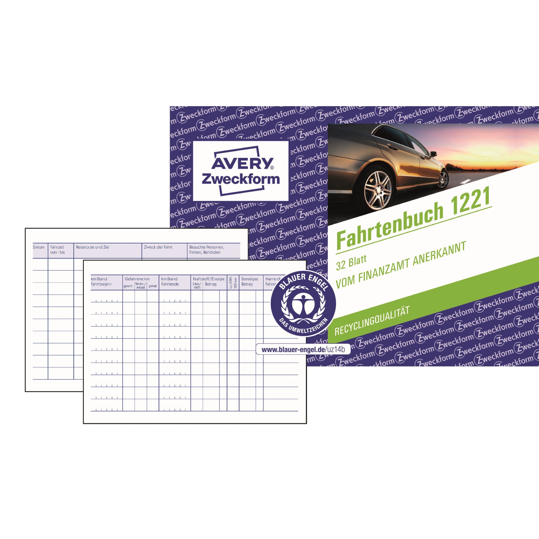 Avery Zweckform Fahrtenbuch 1221