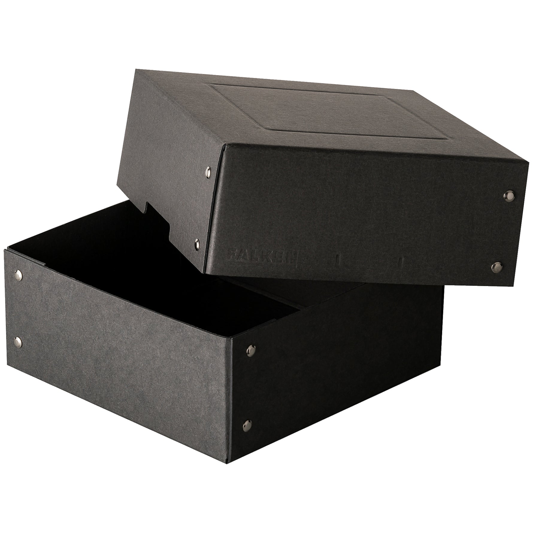 Falken Aufbewahrungsbox PureBox Black 21 x 8,5 x 21 cm (B x H x T)