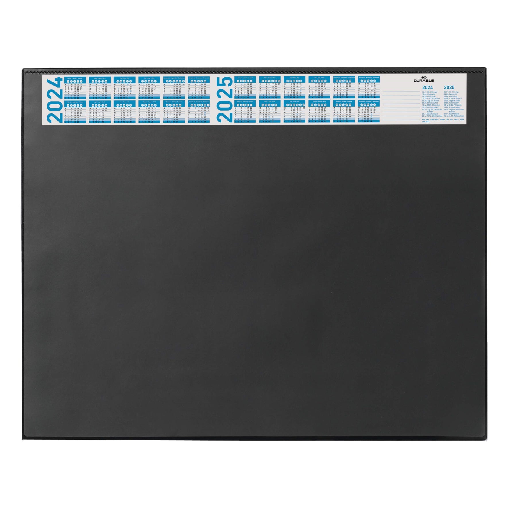 DURABLE Schreibunterlage mit 4-Jahres-Kalender – Schutz & Organisation für Profis