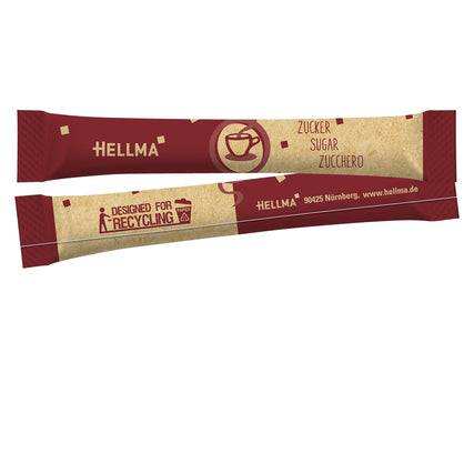 Hellma Zucker-Sticks – Der nachhaltige Energie-Kick für Kaffee und Tee - Wiepa Bürofachpartner