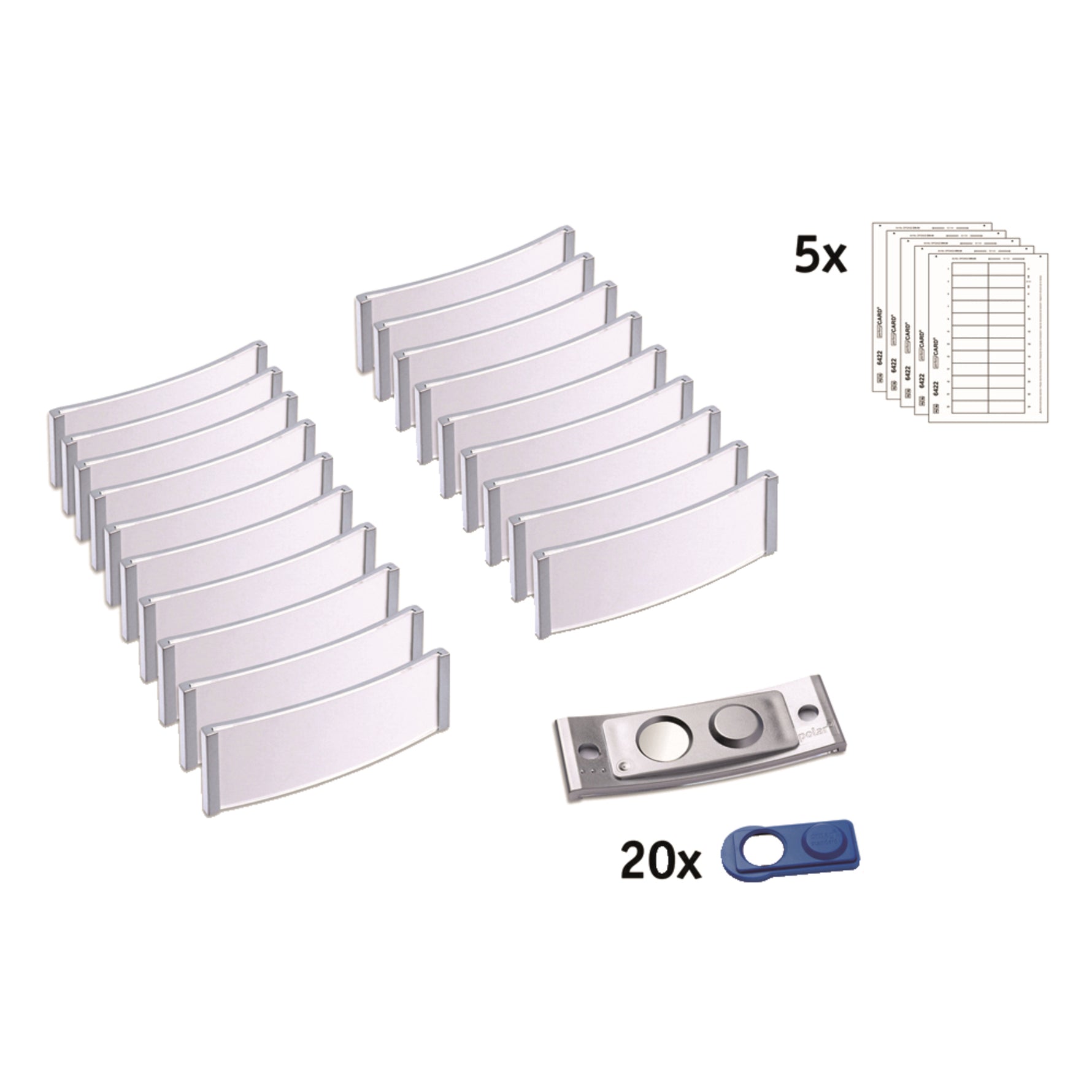 Avery Zweckform Namensschild polar® classic 68 x 22 mm (B x H) 20 St./Pack.