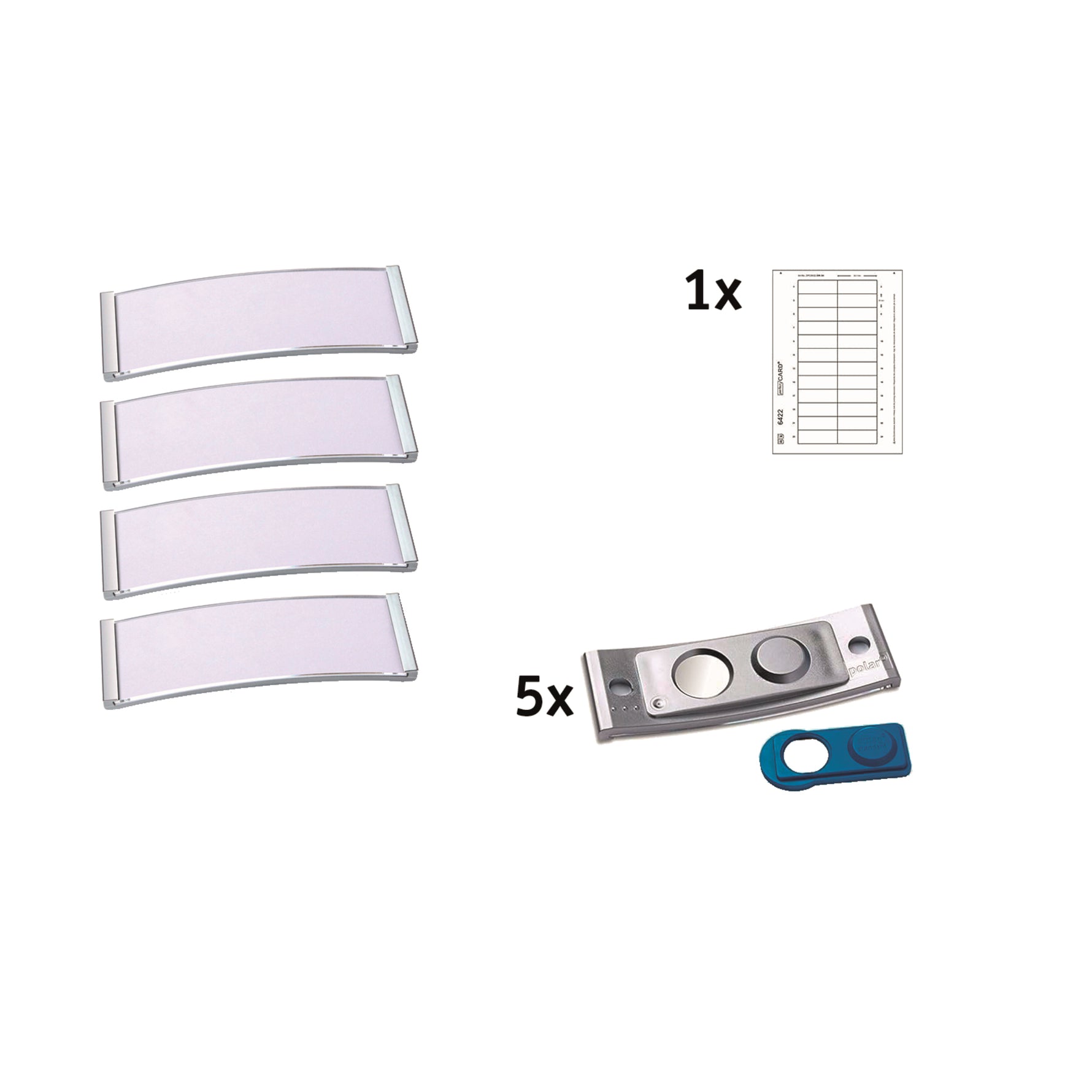 Avery Zweckform Namensschild polar® classic 68 x 22 mm (B x H) 5 St./Pack.