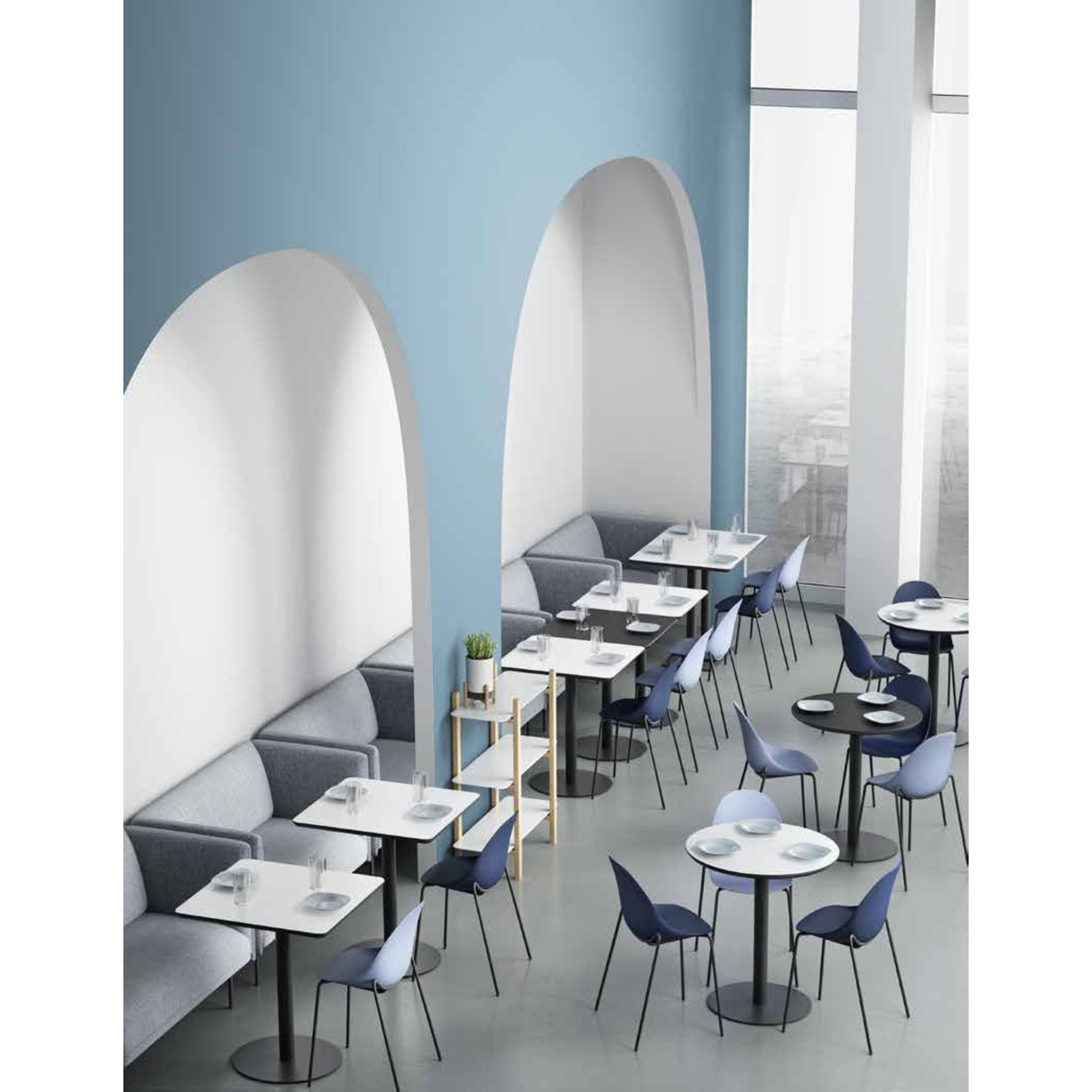 Paperflow Bistrotisch MEZZO schwarz