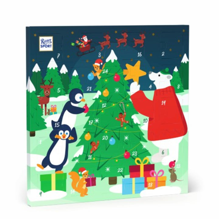 Ritter Sport Adventskalender Quadrat