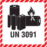 DR-Label Hinweisetikett Batterielabel