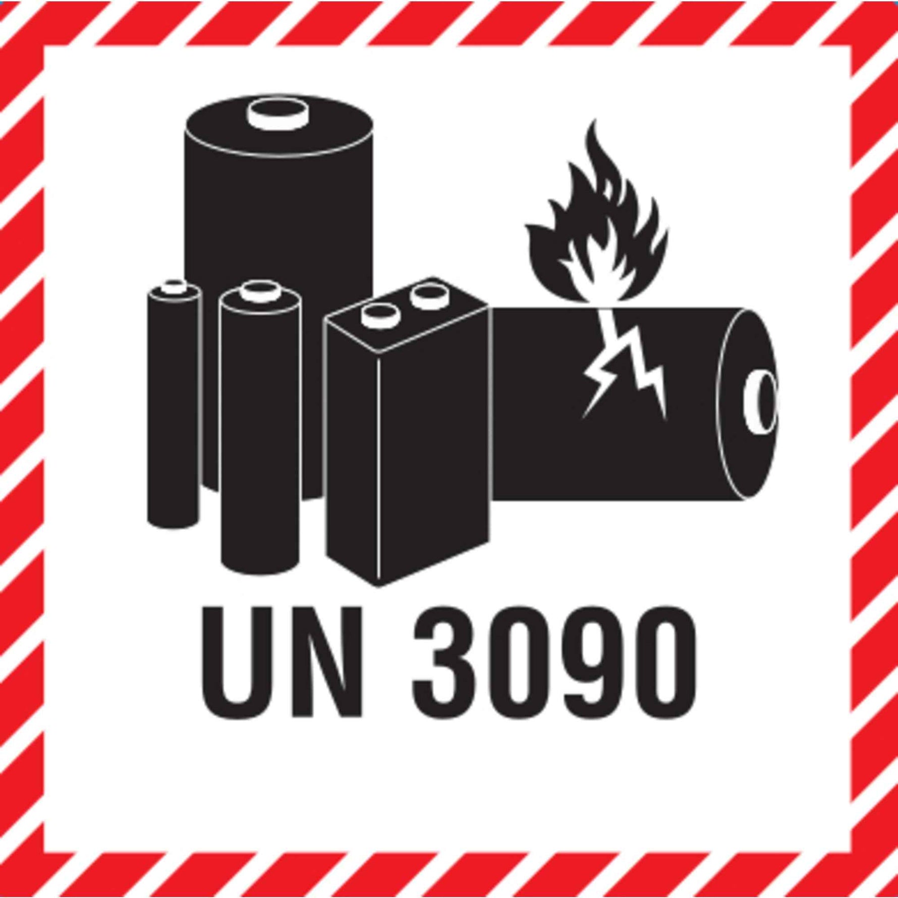 DR-Label Hinweisetikett Batterielabel