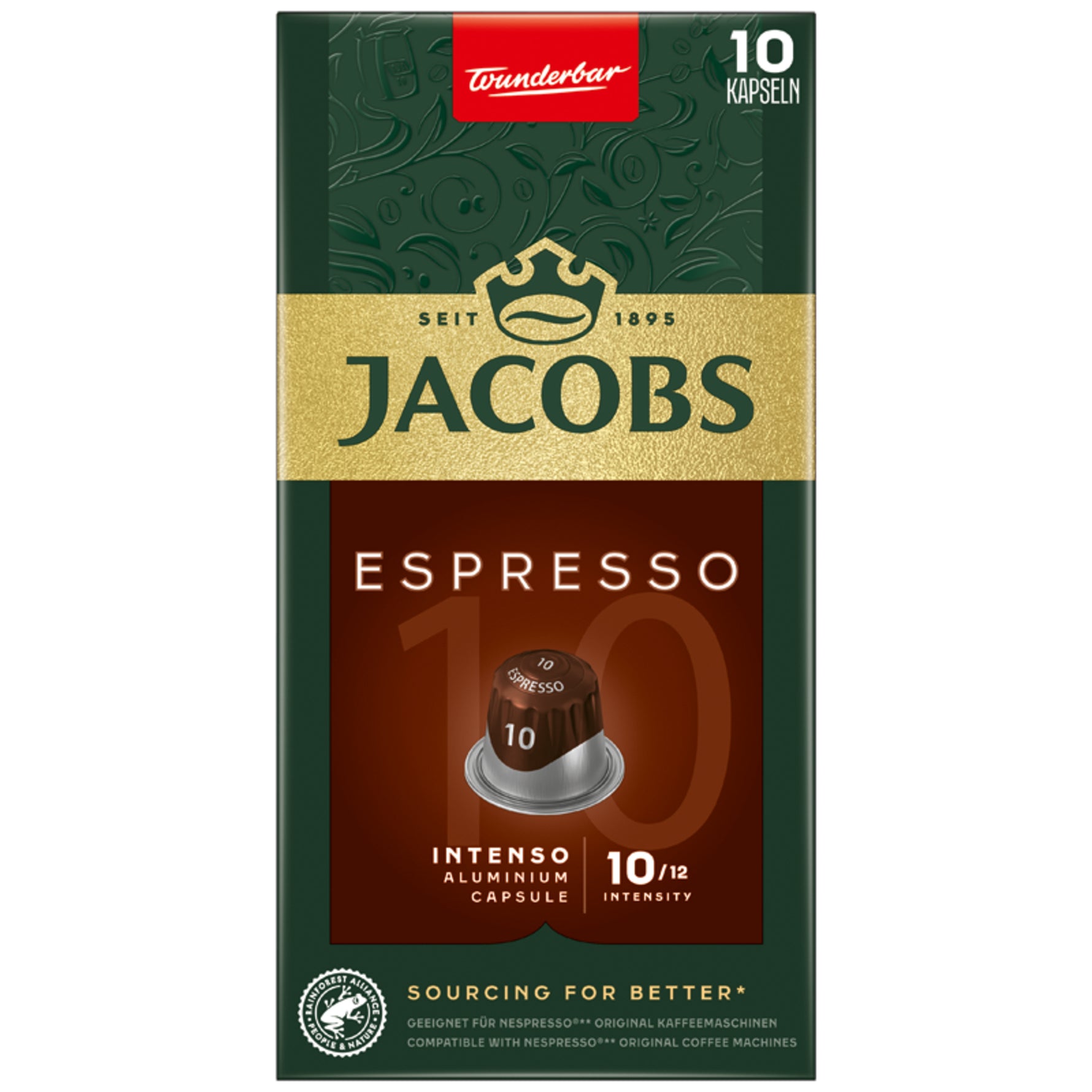 JACOBS Espressokapsel 10 Intenso