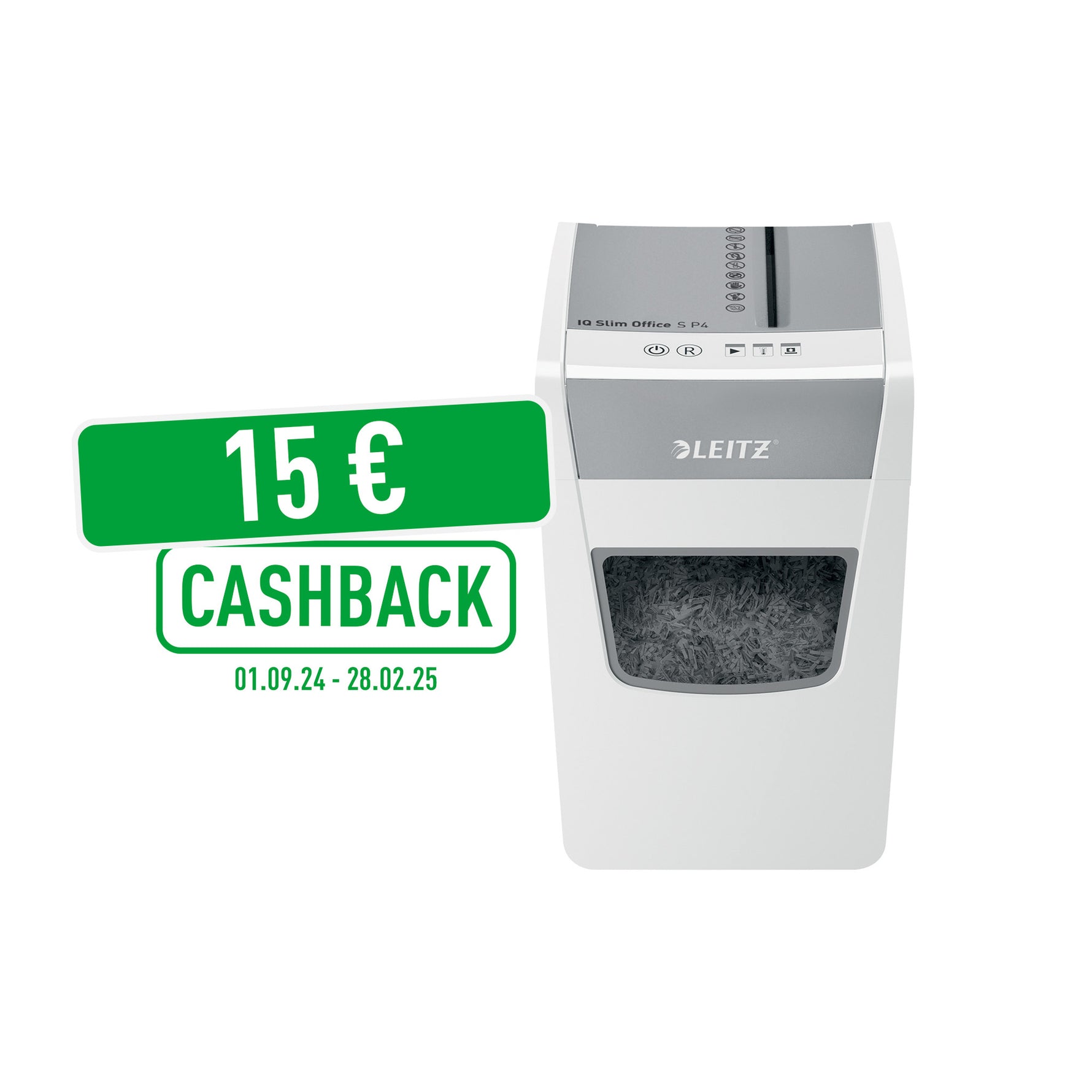 LEITZ IQ Aktenvernichter Slim Office S
