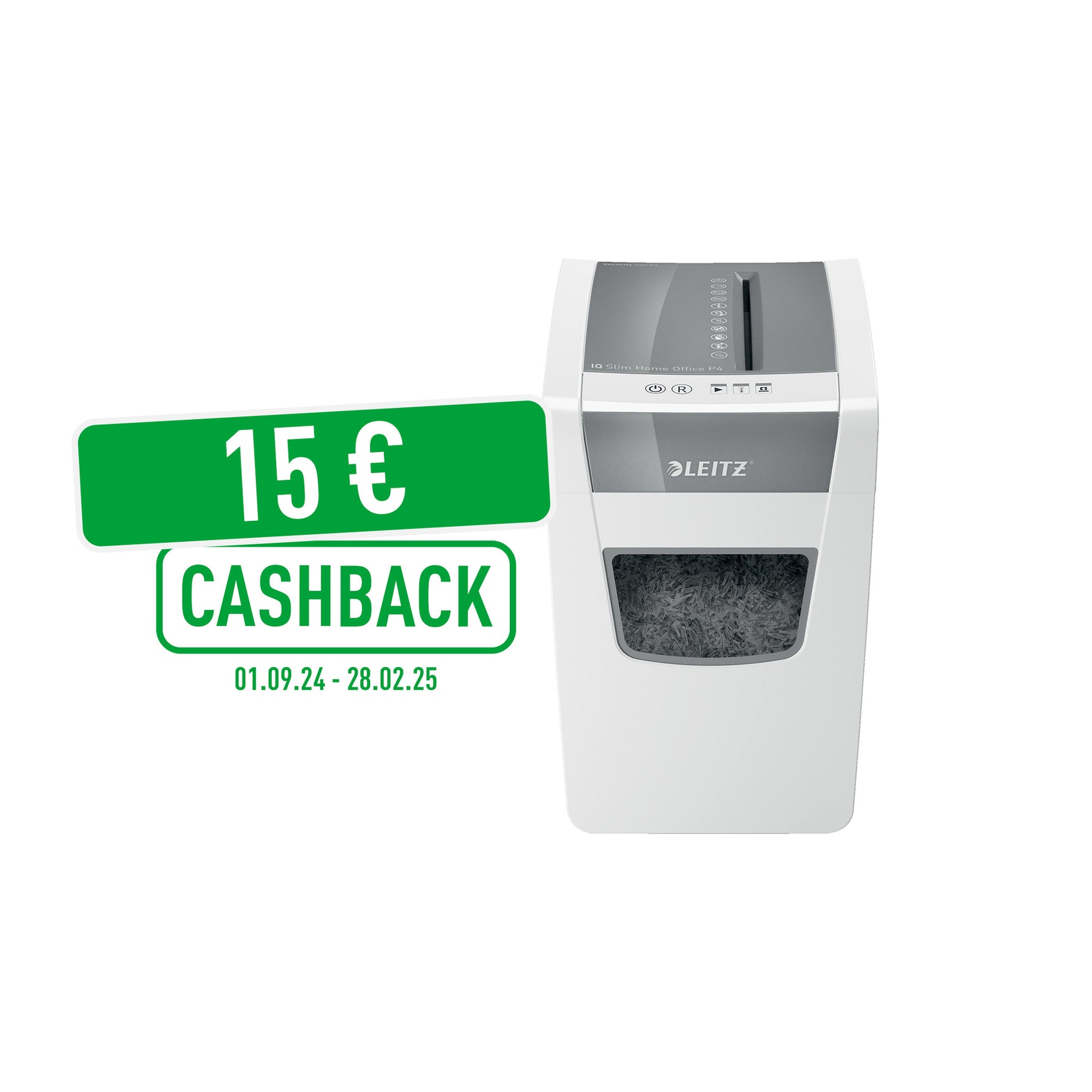 Leitz Aktenvernichter IQ Home Office Slim