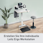 Leitz Schreibtisch Ergo 800 x 650-1.300 x 600 mm (B x H x T) elektronisch