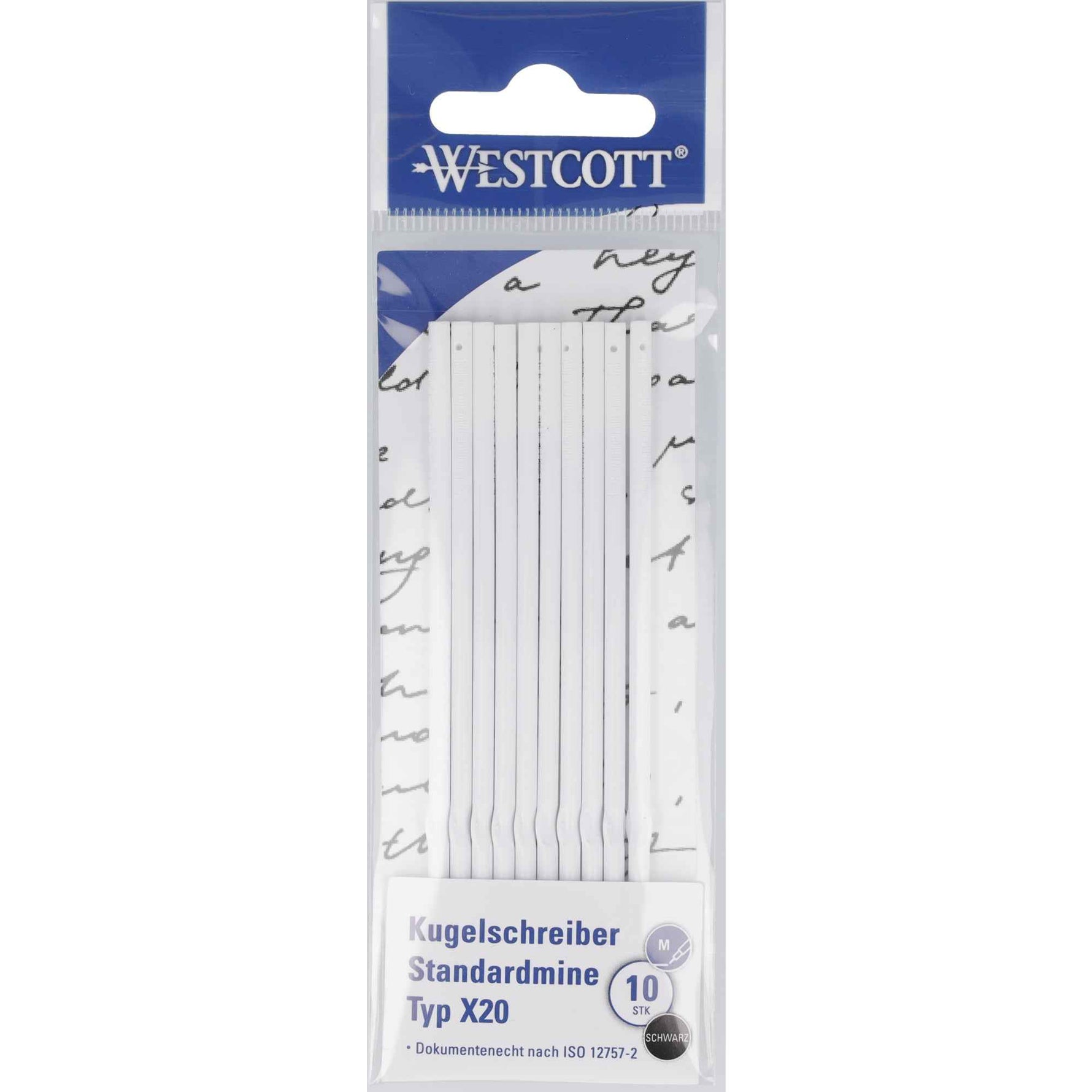 Westcott Kugelschreibermine X20 10 St./Pack. 0,5 mm