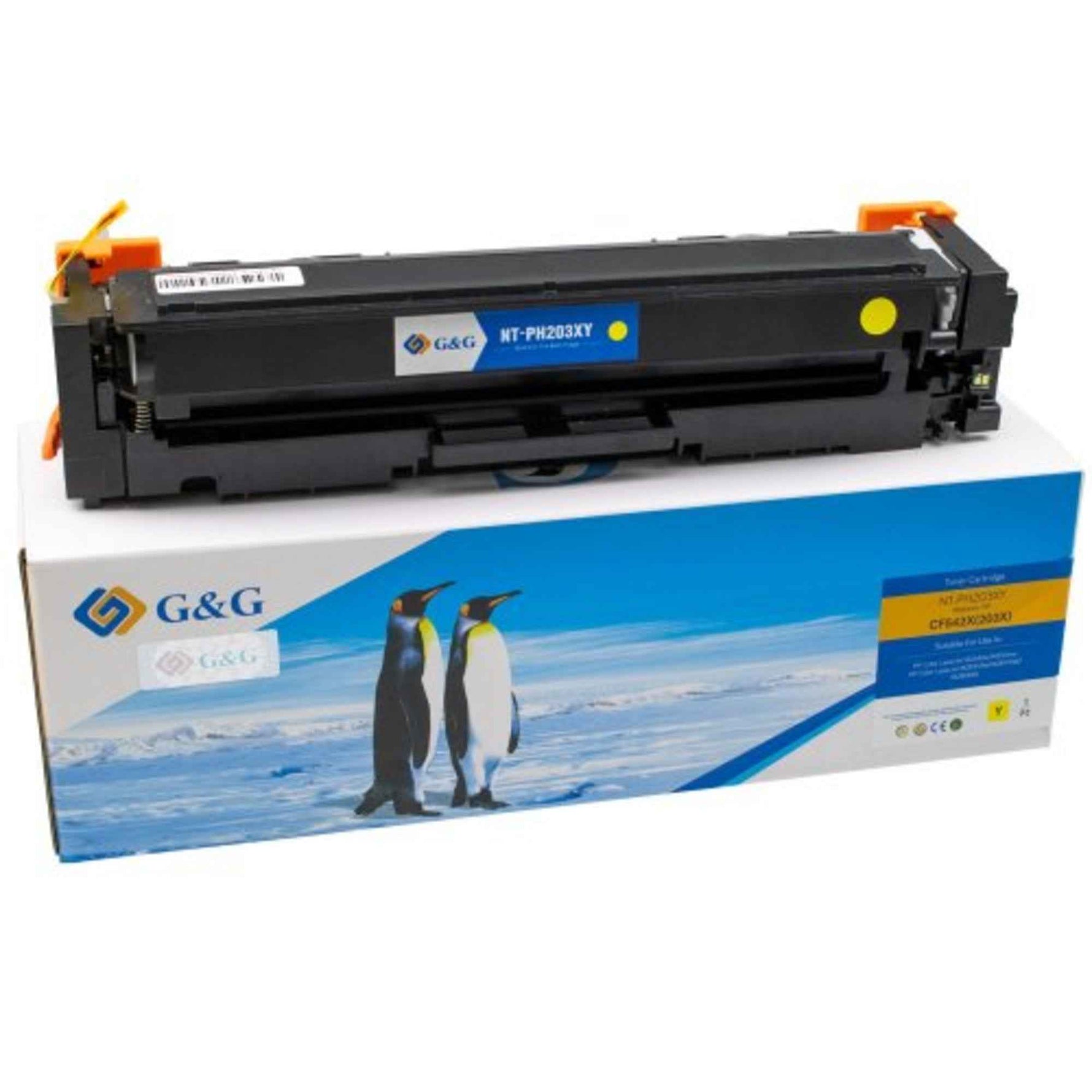 G&G Toner Kompatibel mit HP 203X schwarz, cyan, magenta, gelb