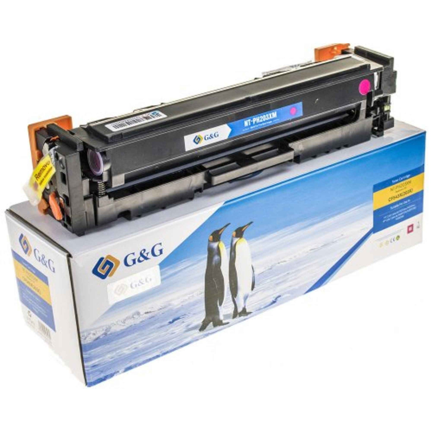 G&G Toner Kompatibel mit HP 203X schwarz, cyan, magenta, gelb