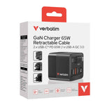 Verbatim Reisenetzteil GaN 65 W