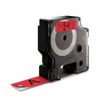 DYMO® Schriftbandkassette D1 19 mm x 7 m (B x L) rot