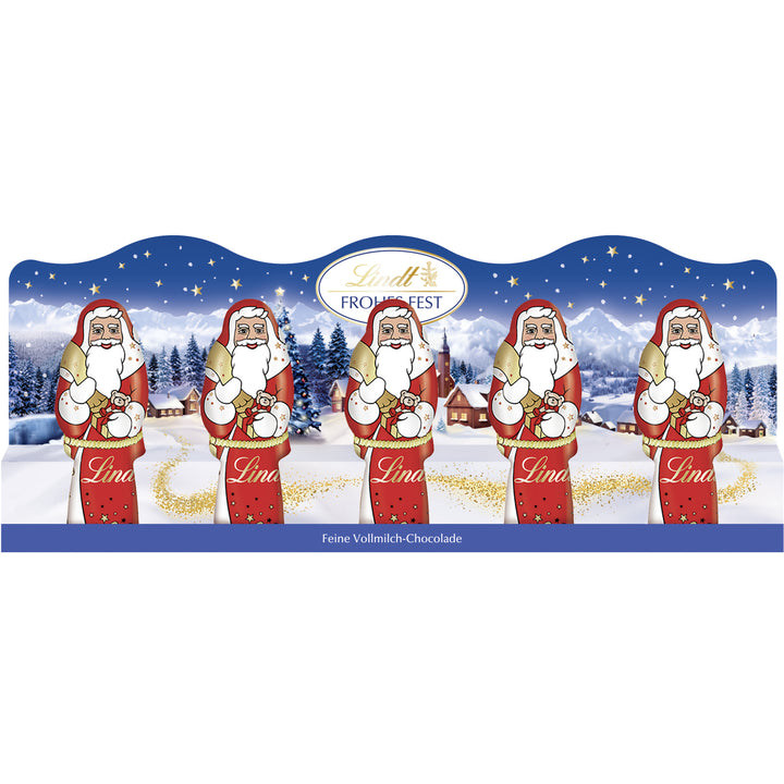 Lindt Schokolade Mini-Weihnachtsmänner Vollmilch