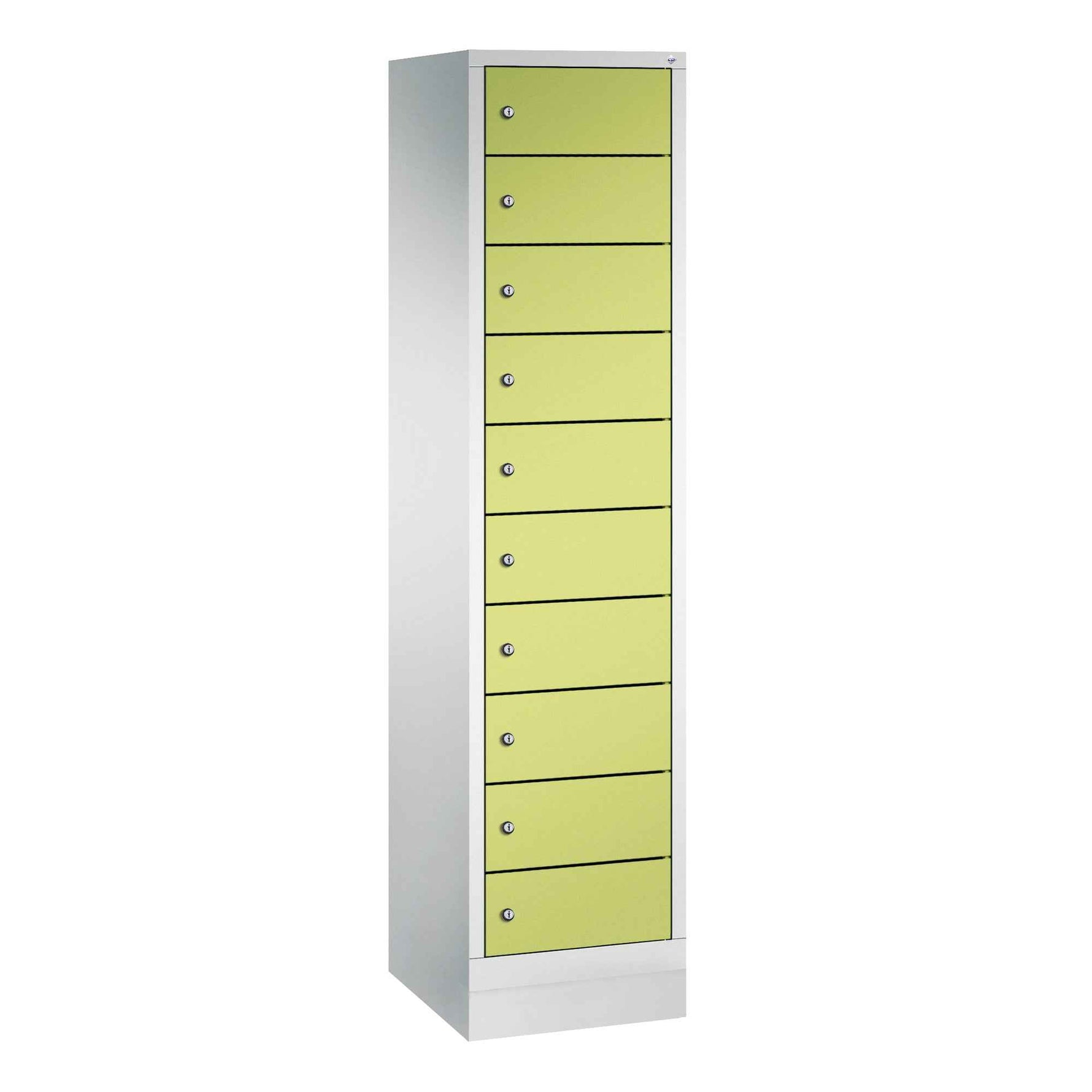 C+P Schließfachschrank Evolo48 mit Sockel 2 x 10 Fächer