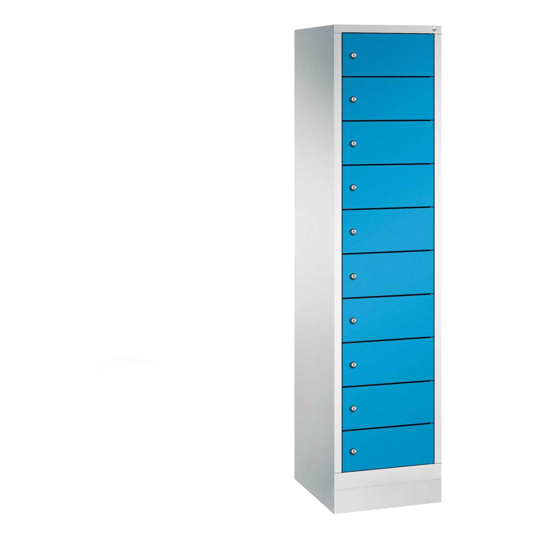 C+P Schließfachschrank Evolo48 mit Sockel 2 x 10 Fächer