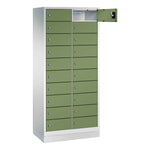 C+P Schließfachschrank Evolo48 mit Sockel 2 x 10 Fächer