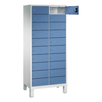 C+P Schließfachschrank Evolo48 mit Standfuß 2 x 10 Fächer