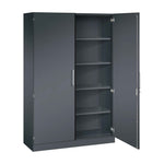 C+P Flügeltürenschrank Asisto 1.200 x 1.980 x 435 mm (B x H x T) schwarzgrau