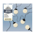 LUMINEO Lichterkette Birne 4 cm x 9,5 m (Ø x L)