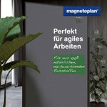 magnetoplan® Moderationstafel Design VarioPin schwarz, pulverbeschichtet