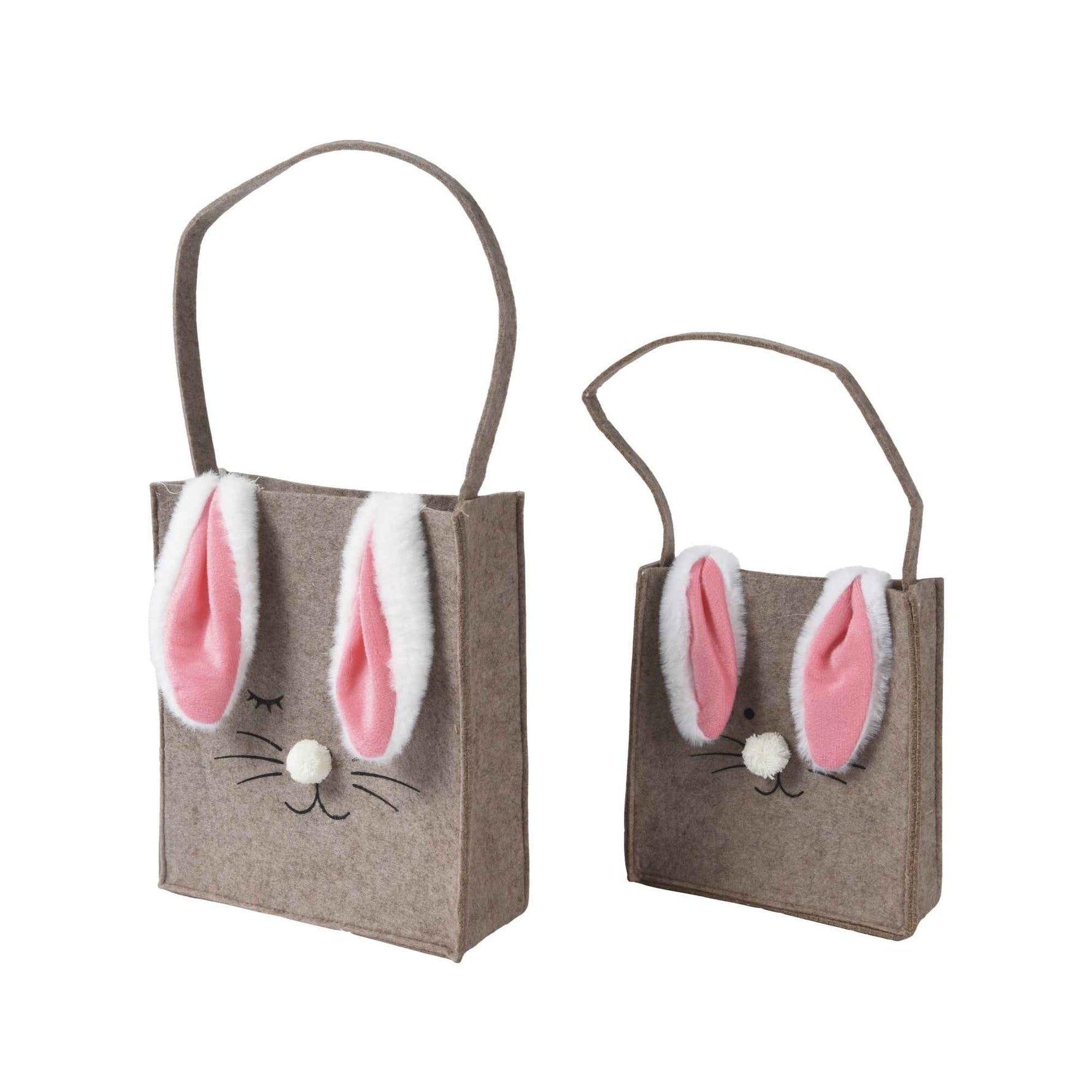 DECORIS Geschenktragetasche Osterhasen 2er Set