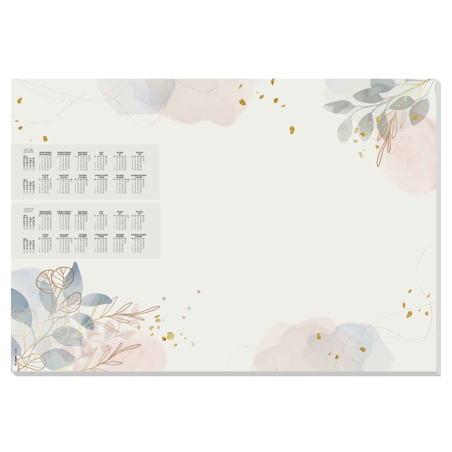 SIGEL Schreibunterlage mit Kalender 2 Jahre