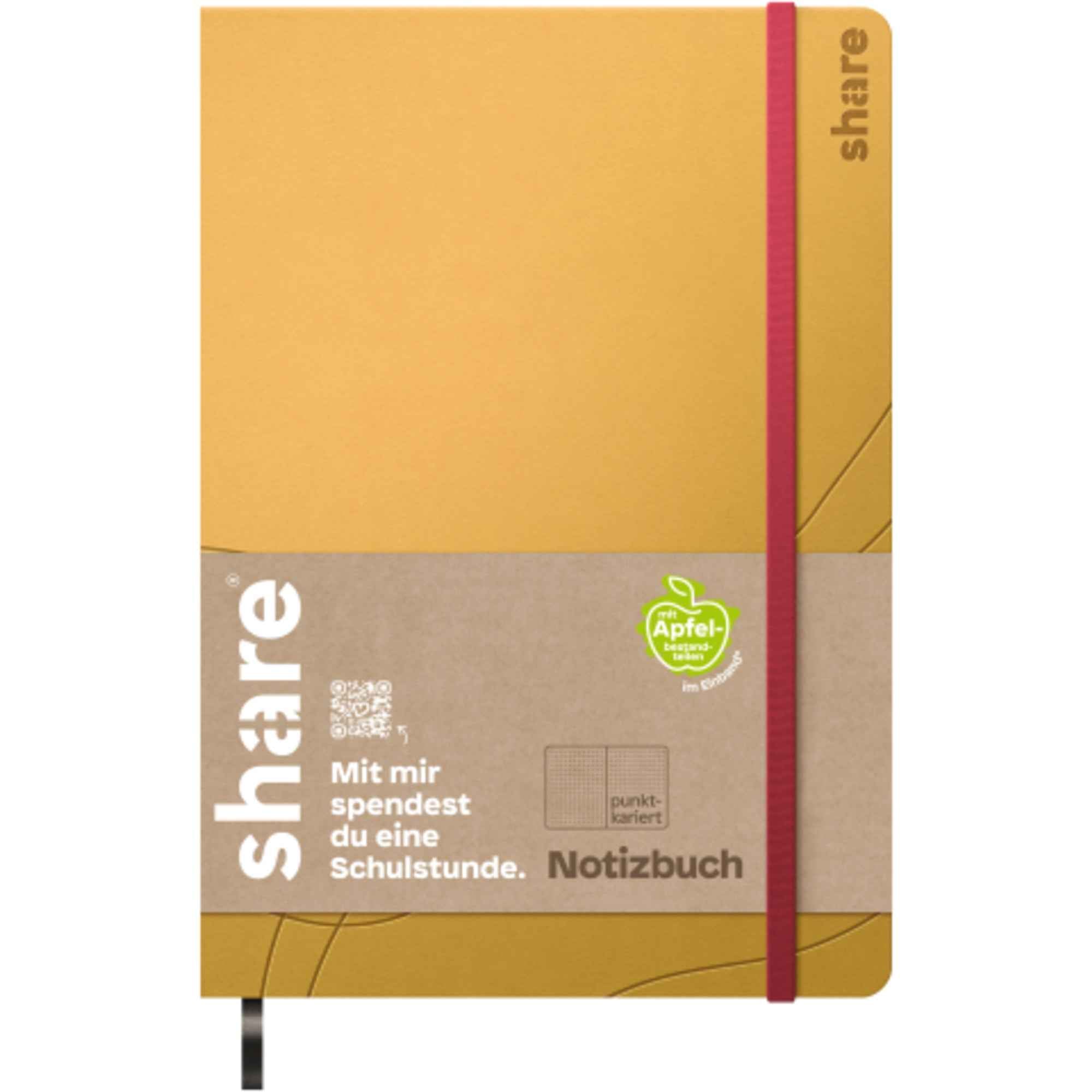 share Notizbuch DIN A5 punktkariert (dotted)